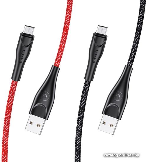 

Кабель Usams U41 MicroUSB US-SJ396 (красный)
