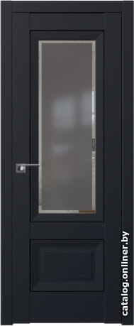 

Межкомнатная дверь ProfilDoors 2.90U 70x200 (черный матовый, стекло square матовое)