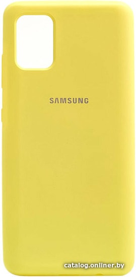

Чехол для телефона EXPERTS Original Tpu для Samsung Galaxy A31 с LOGO (желтый)