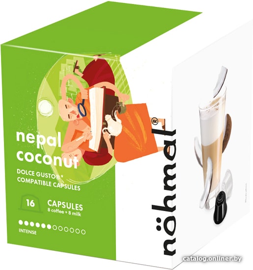 

Кофе в капсулах Nohmal Dolce Gusto Nepal Coconut 16 шт