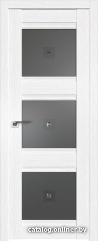 

Межкомнатная дверь ProfilDoors 4X 80x200 (пекан белый/графит с прозрачным квадр. фьюзингом)