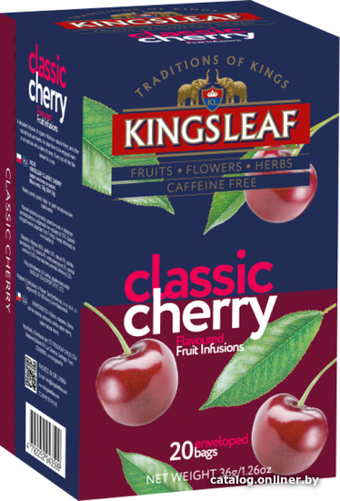 

Фруктовый чай Kings Leaf Фруктовое Вдохновение. Вишневое удовольствие 20 шт