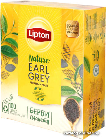

Зеленый чай Lipton Earl Grey Tea 100 шт