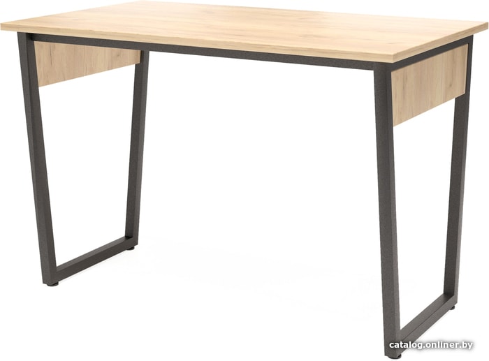 

Стол Millwood Р 1 130x65 (дуб золотой craft ЛДСП/металл черный)
