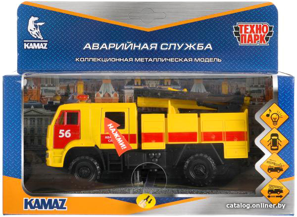 

Автомобиль аварийной службы Технопарк Камаз-43502 Аварийная служба KAM43502-15SLEM-YE
