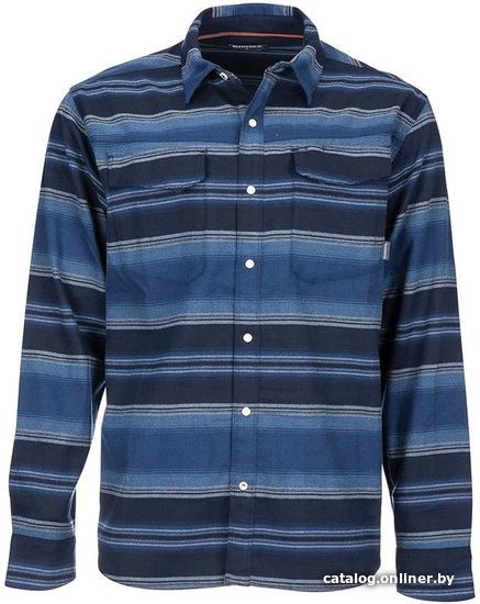 

Рубашка Simms Gallatin Flannel LS Shirt (XL, синий/голубой)