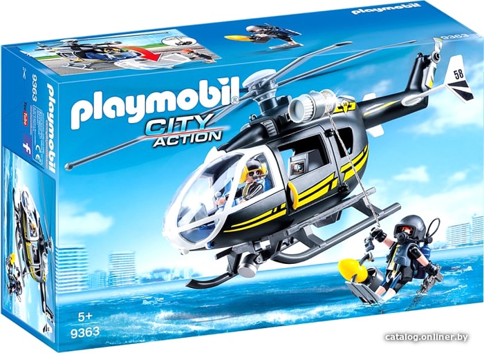 

Конструктор Playmobil PM9363 Тактическое подразделение: Вертолет