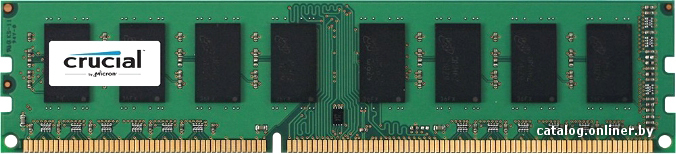 

Оперативная память Crucial 4GB DDR3 PC3-12800 [CT51264BD160BJ]