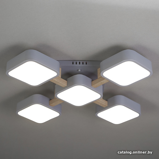 

Припотолочная люстра Escada 10213/5 LED*96W Grey/Wooden