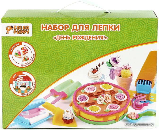 

Набор для лепки Color Puppy День рождения! 631028