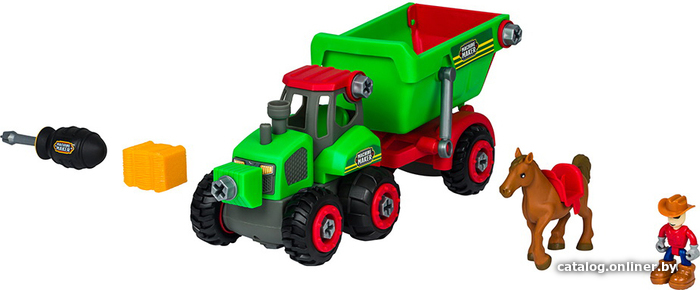

Конструктор Nikko Farm Vehicles 40081 Tractor and Trailer Set