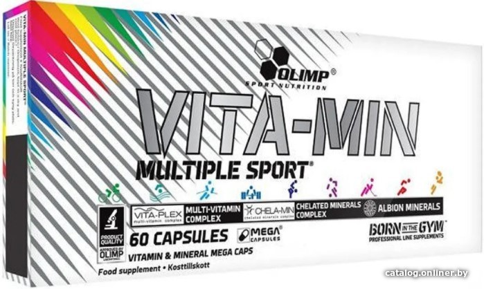 

Витамины, минералы Olimp Vita-Min Multiple Sport, 60 капсул