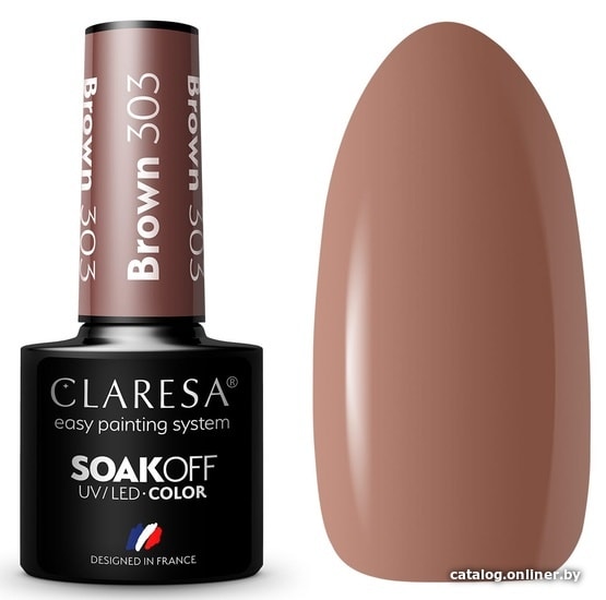 

Гель-лак Claresa Hybrid Brown 303 5 мл