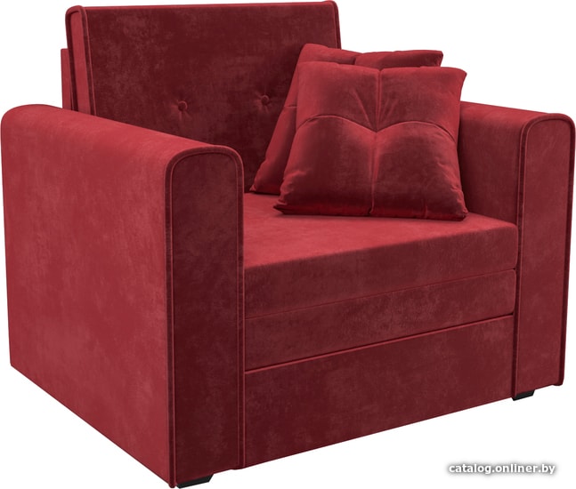 

Кресло-кровать Мебель-АРС Санта (бархат, красный star velvet 3 dark red)