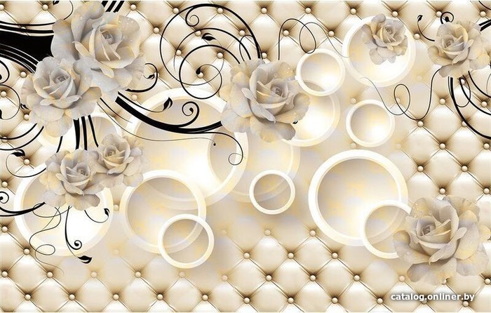 

Виниловые обои Citydecor Цветочный декор 11 3D 400x270
