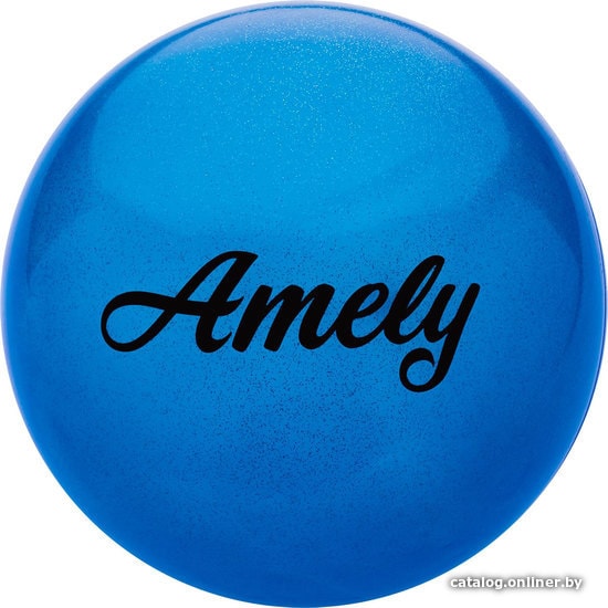 

Мяч для художественной гимнастики Amely AGB-102 19 см (синий)