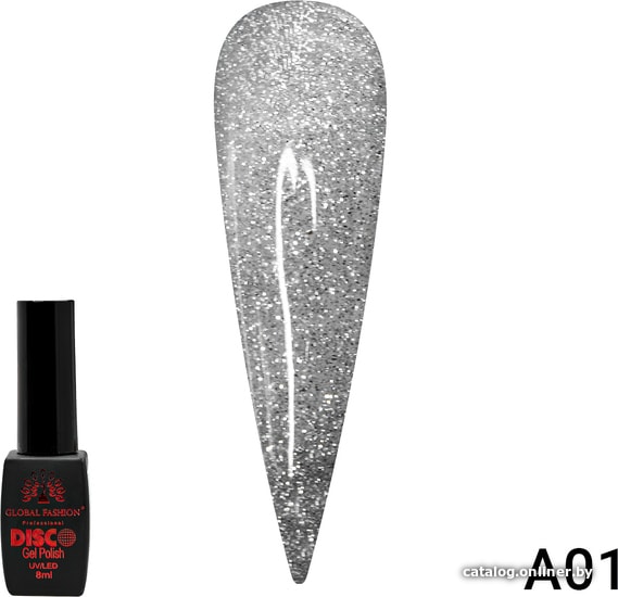 

Гель-лак Global Fashion Disco Gel Polish (тон A01) 8 мл