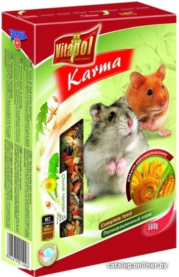 

Корм для грызунов Vitapol Karma для хомяков 500 г