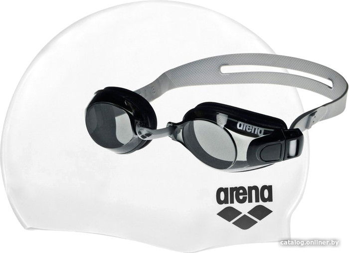 

Набор для плавания ARENA Pool Set 92422 055 (серый/черный)