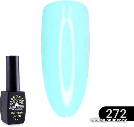 

Гель-лак Global Fashion Black Elite (тон 272) 8 мл