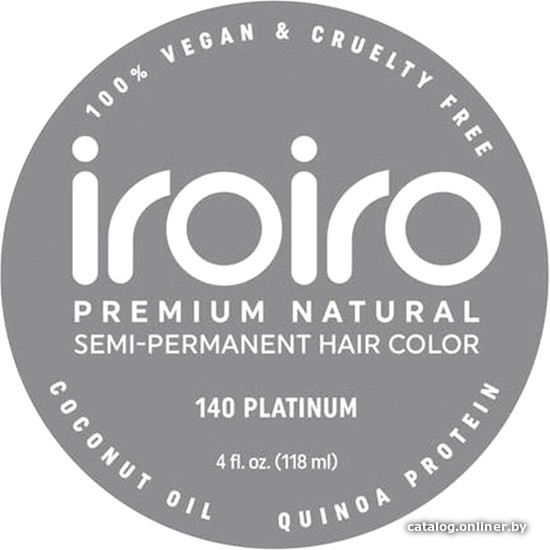 

Краситель прямого действия Iroiro П140 118 мл (платиновый)