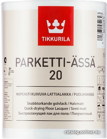 

Лак Tikkurila Parketti Assa 10 л (полуматовый)