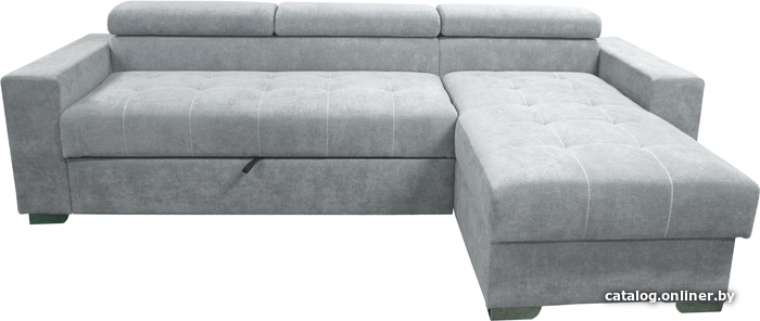 

Угловой диван Mio Tesoro Hemmet 4УС (шенилл, Santos Light Grey)