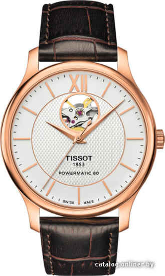 

Наручные часы Tissot Tradition Powermatic 80 Open Heart T063.907.36.038.00