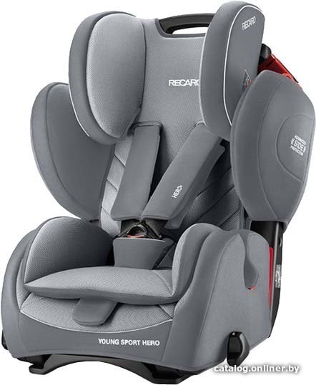 

Детское автокресло RECARO Young Sport Hero Aluminium Grey