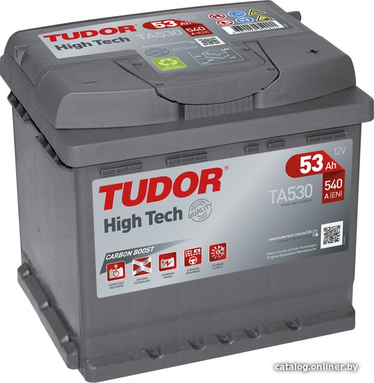 

Автомобильный аккумулятор Tudor High Tech TA530 (53 А·ч)