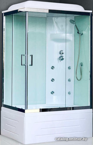 

Душевая кабина Royal Bath RB8100BP3-WC-CH-R 100x80