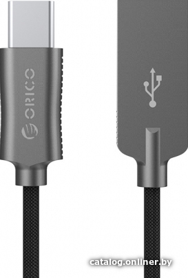 

Кабель Orico HCU-10-BK USB Type A - USB Type C (1 м, черный)