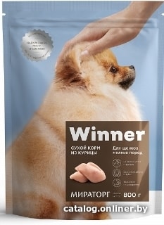

Сухой корм для собак Winner для щенков мелких пород курица 800 г