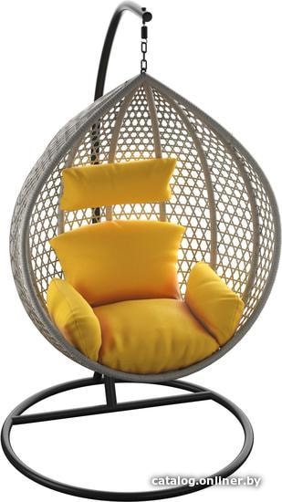 

Подвесное кресло LoftyHome Kiwano 1191 (grey spots/yellow)