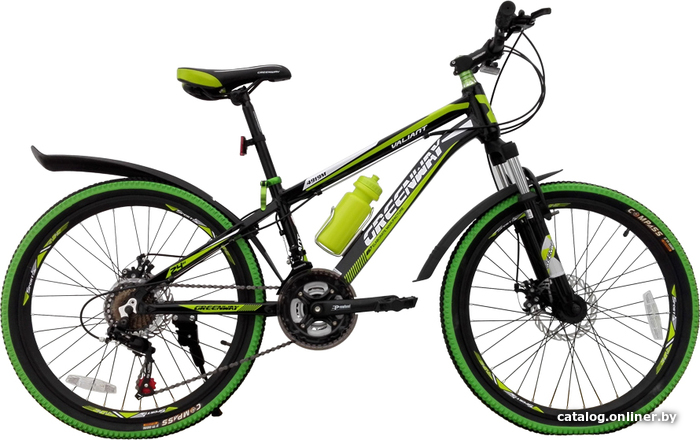 

Велосипед Greenway 4919M Valiant 24 (зеленый/черный, 2017)