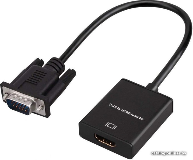 

Адаптер Orient VGA - HDMI C206 (черный)
