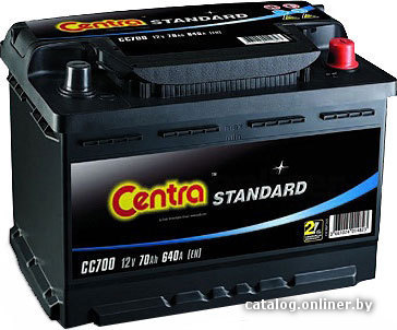

Автомобильный аккумулятор Centra Standard CC550 (55 А/ч)