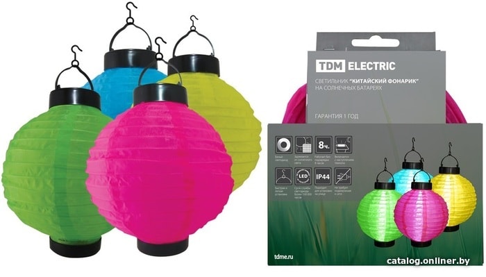 

Садовый светильник-фигура TDM Electric Китайский фонарик