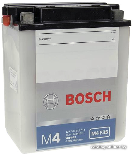

Мотоциклетный аккумулятор Bosch M4 YB14A-A2 514 401 019 (14 А·ч)