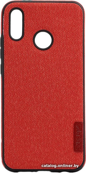 

Чехол для телефона EXPERTS Textile Tpu для Huawei P20 Lite (красный)