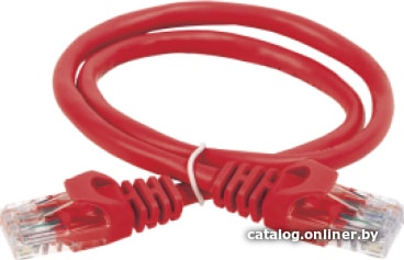 

Кабель ITK RJ45 - RJ45 PC04-C5EU-3M (3 м, красный)
