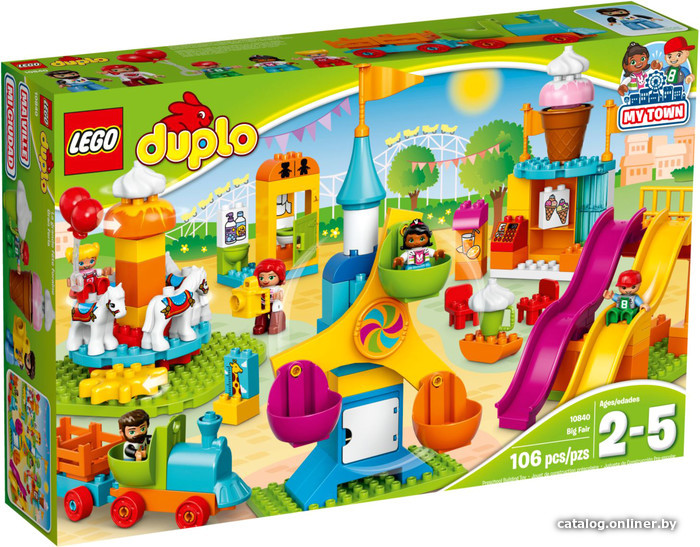 

Конструктор LEGO Duplo 10840 Большой парк аттракционов