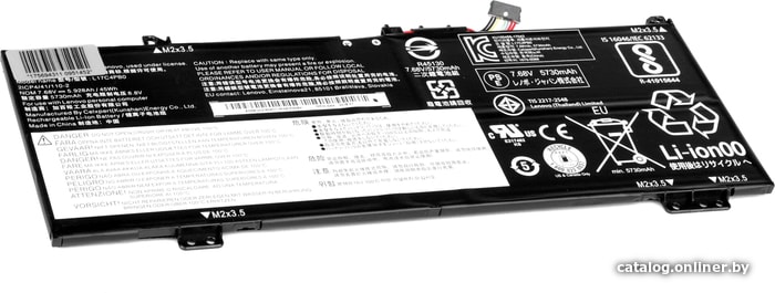 

Аккумуляторы для ноутбуков Копия Lenovo 530S-14IKB 7.68V 5730mAh