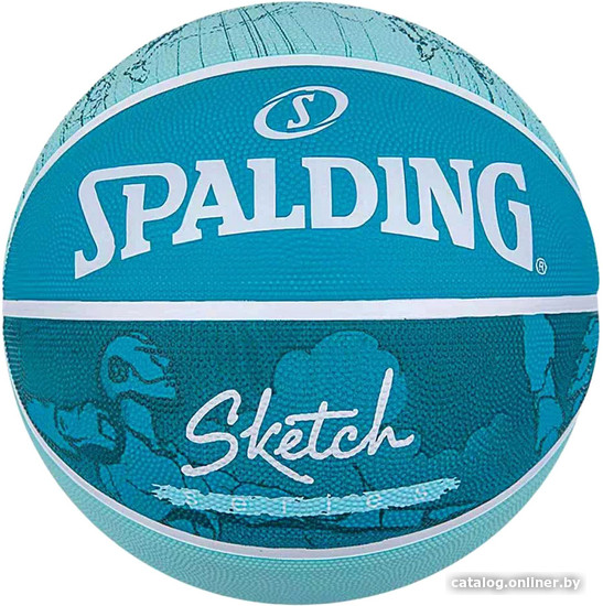 

Баскетбольный мяч Spalding Sketch 84 380Z (7 размер, синий)