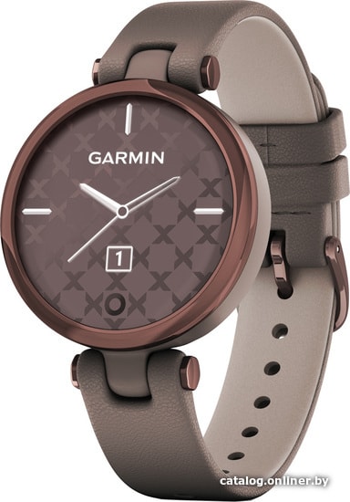 

Умные часы Garmin Lily (темно-бронзовый/кожаный ремешок)