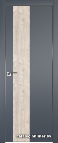 

Межкомнатная дверь ProfilDoors 5E 60x200 (антрацит/вставка каштан светлый)