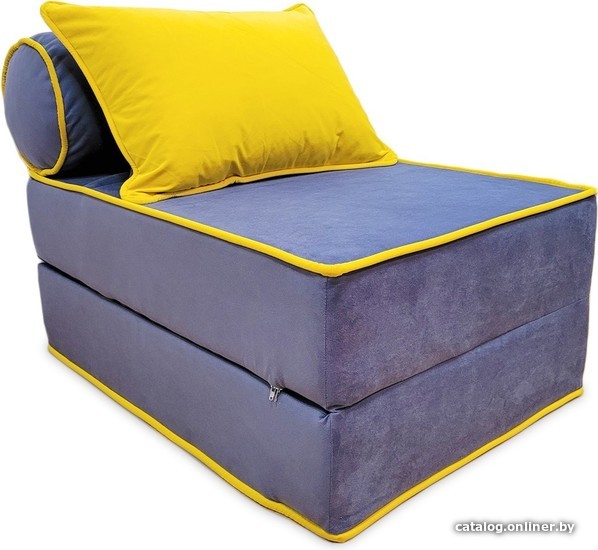 

Бескаркасный диван byRoom Easy 70х100х40 (велюр, Мазерати 21/желтый)