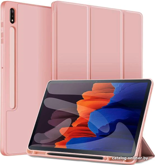 

Чехол для планшета KST Flex для Samsung Galaxy Tab S7 Plus 12.4/Tab S7 FE (розовый)