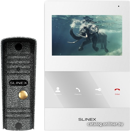

Комплект видеодомофона Slinex ML-16HR+SQ-04M (белый)