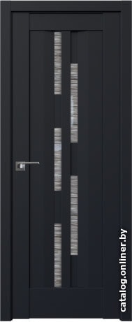 

Межкомнатная дверь ProfilDoors 30U 90x200 (черный матовый, стекло дождь белый)